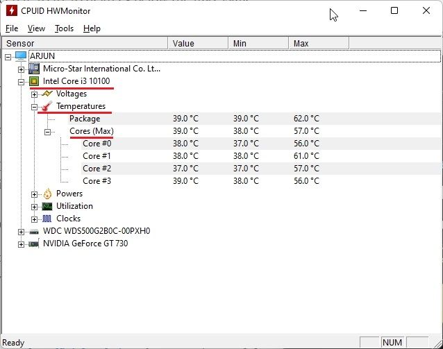 كيفية التحقق من درجة حرارة وحدة المعالجة المركزية في Windows 11 (6 طرق) 9