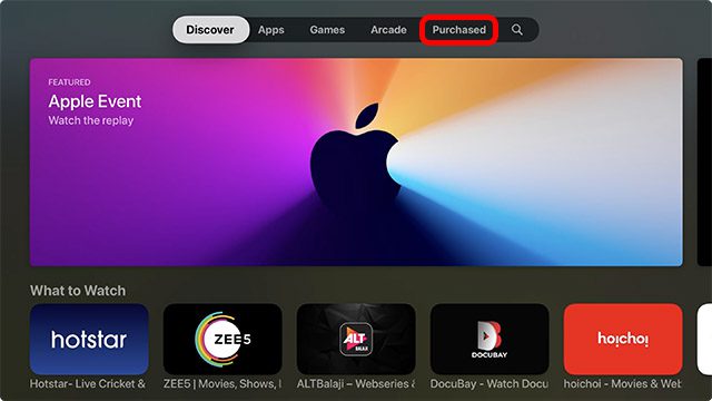 كيفية إضافة وإعادة ترتيب التطبيقات بتنسيق Apple تلفزيون 9