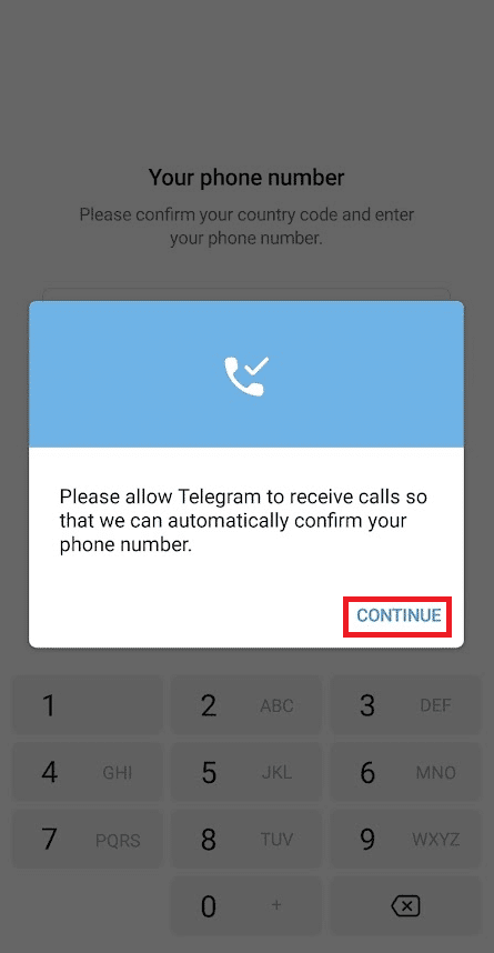 كيفية إنشاء حساب Telegram على Android 5