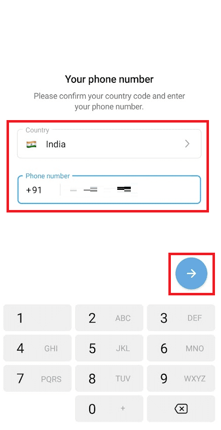 كيفية إنشاء حساب Telegram على Android 7