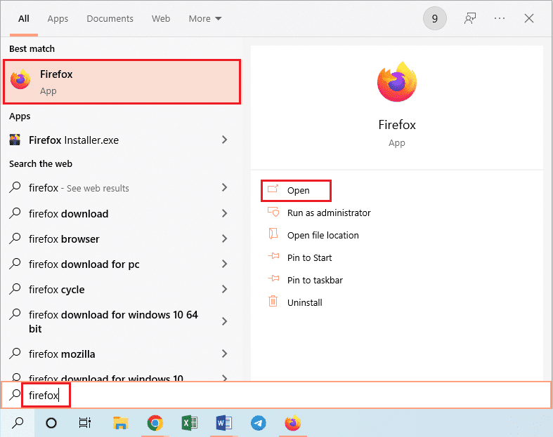 إصلاح Firefox PR END OF FILE ERROR i Windows 10 12