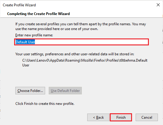 إصلاح Firefox PR END OF FILE ERROR i Windows 10 22