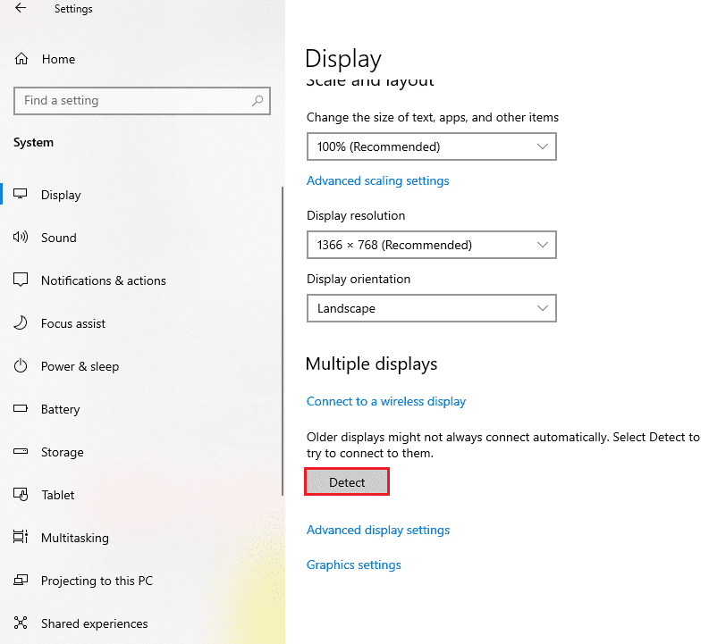 إصلاح ملء الشاشة لا يعمل Windows 10 12