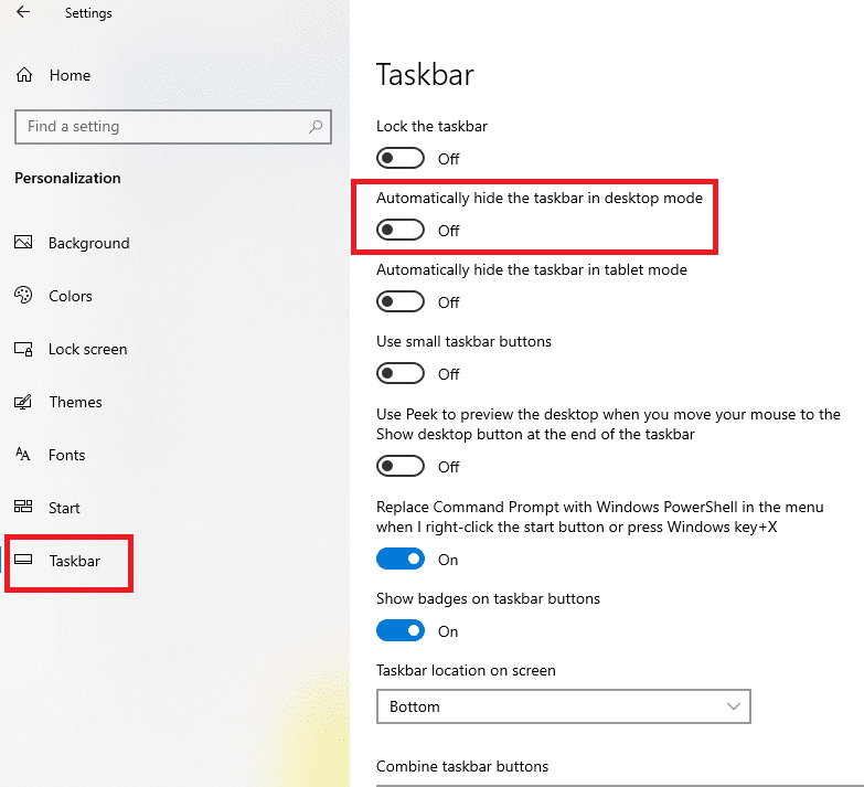 إصلاح ملء الشاشة لا يعمل Windows 10 13