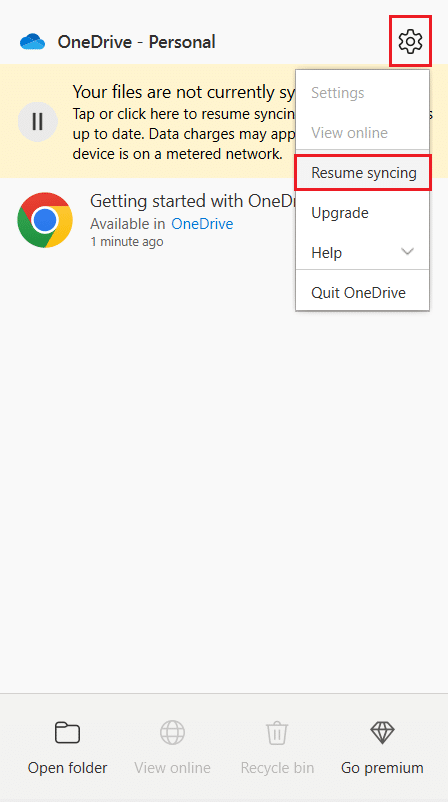 إصلاح خطأ OneDrive 0x8007016a بتنسيق Windows 10 18