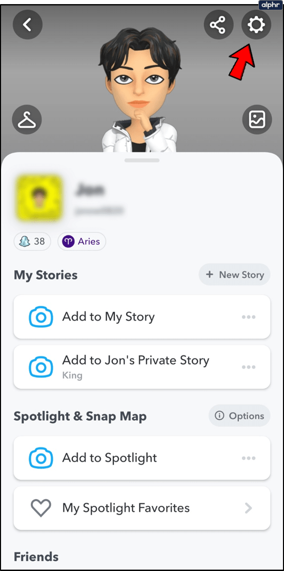 كيف تخفي قصتك على Snapchat 2