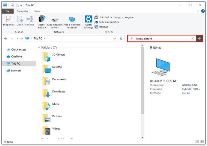 إليك كيفية العثور على جميع الصور الموجودة على ملف Windows 10 وحدة 9