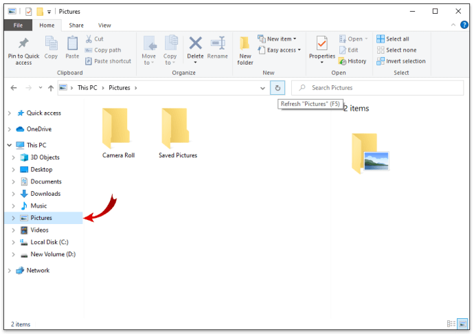 إليك كيفية العثور على جميع الصور الموجودة على ملف Windows 10 وحدة 13