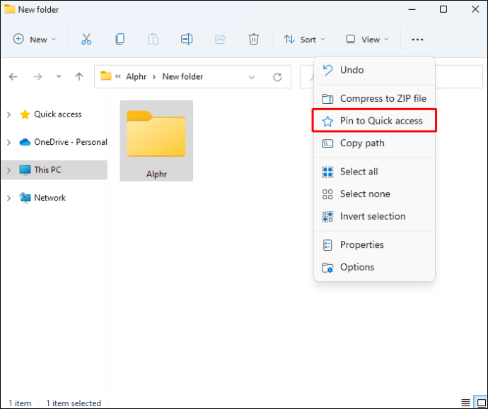 كيفية تعيين المجلد الافتراضي في File Explorer 24