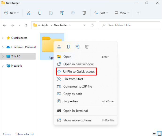 كيفية تعيين المجلد الافتراضي في File Explorer 28