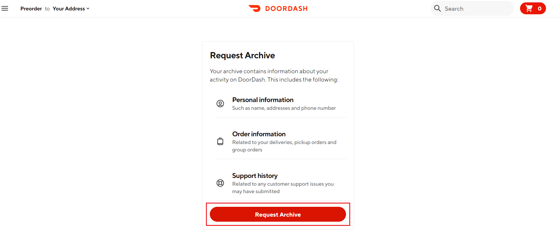 كيفية حذف حساب DoorDash 5