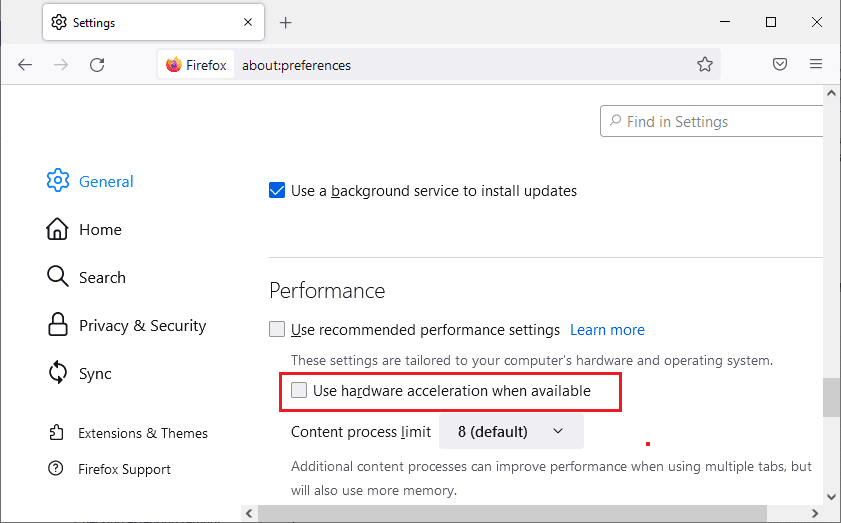 إصلاح Firefox SSL_ERROR_NO_CYPHER_OVERLAP i Windows 10 7