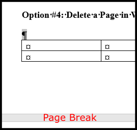 كيفية حذف صفحة أو مسافة من Word 11