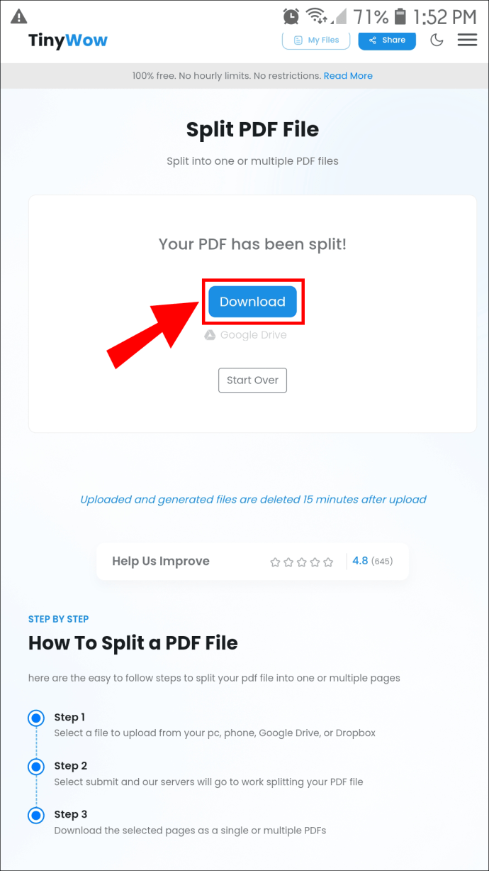 كيفية حفظ صفحة في ملف PDF 23