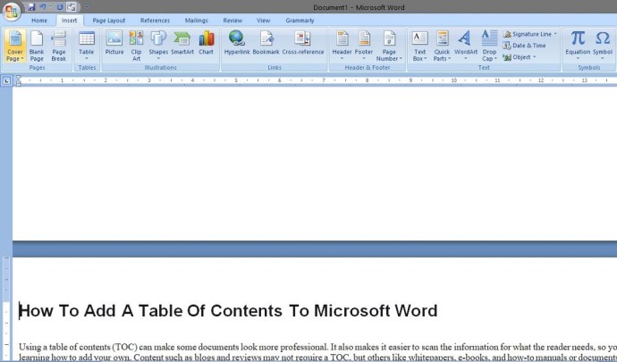 كيفية إضافة جدول محتويات في Microsoft Word 4