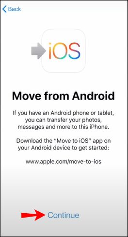 كيفية نقل جهات الاتصال من جهاز Android إلى iPhone 30