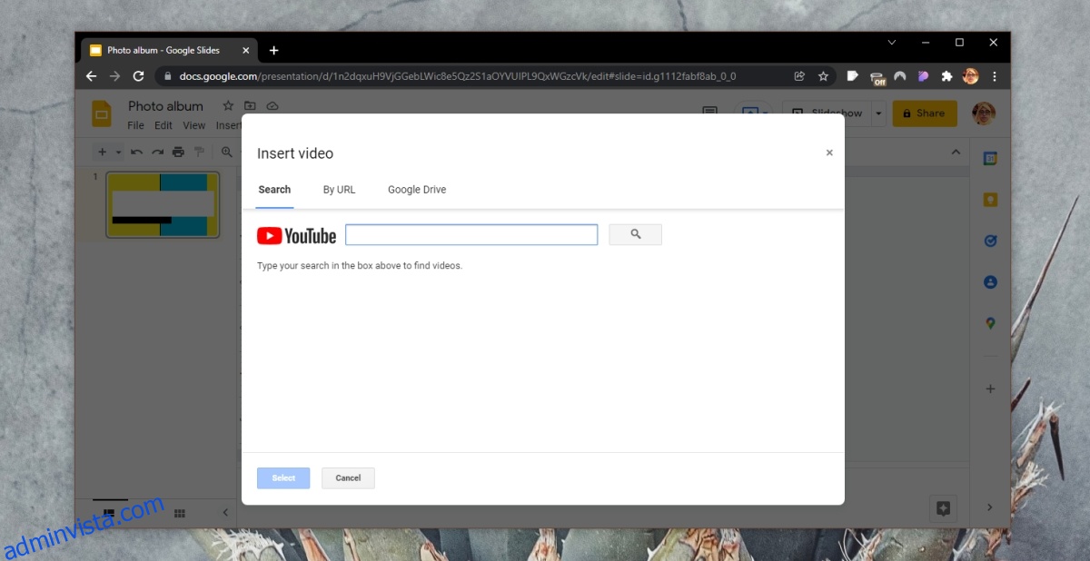 كيفية إضافة الفيديو إلى العروض التقديمية من Google 3