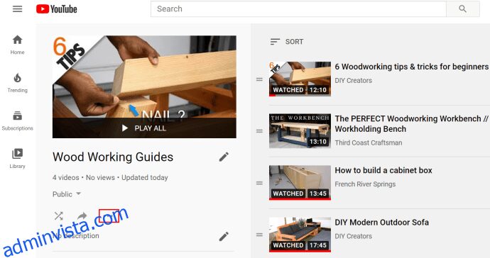 كيف تصنع واحدة YouTube-قائمة التشغيل 26