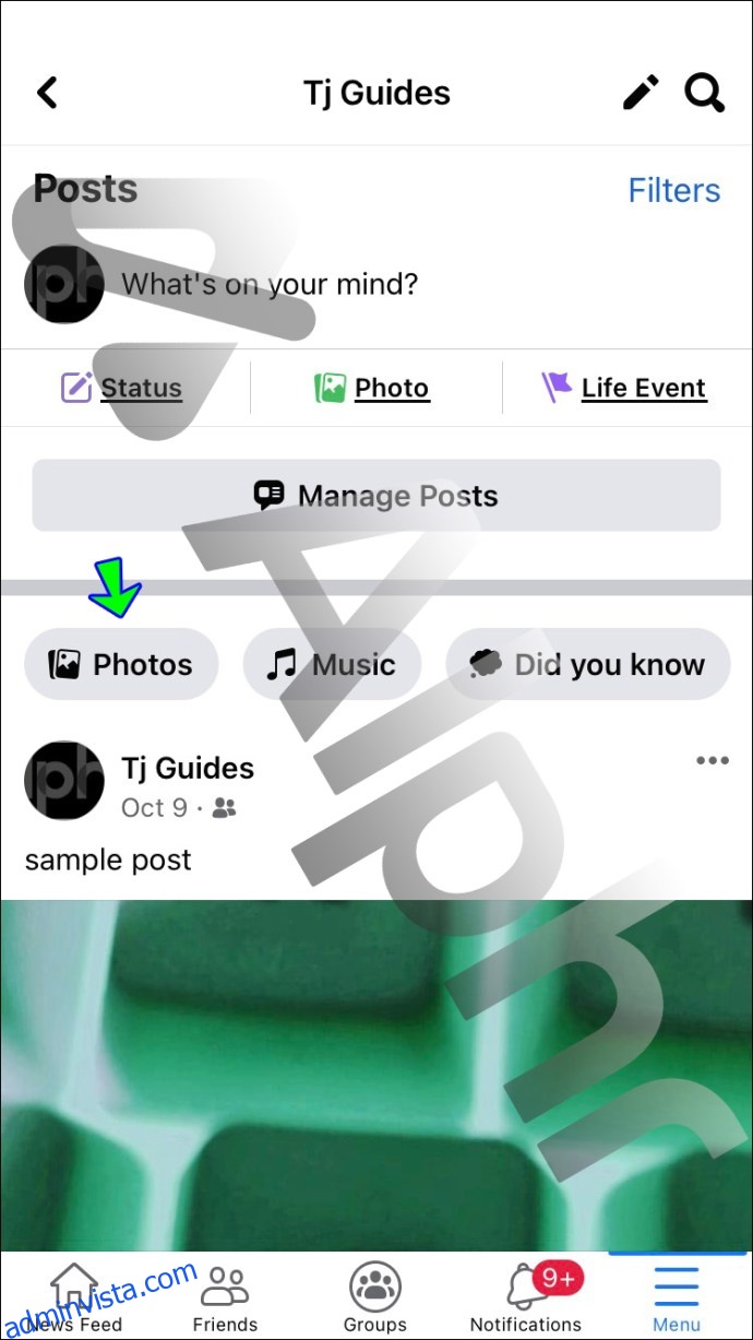 كيفية إزالة واحدة Facebook- صورة الملف الشخصي من حسابك 4