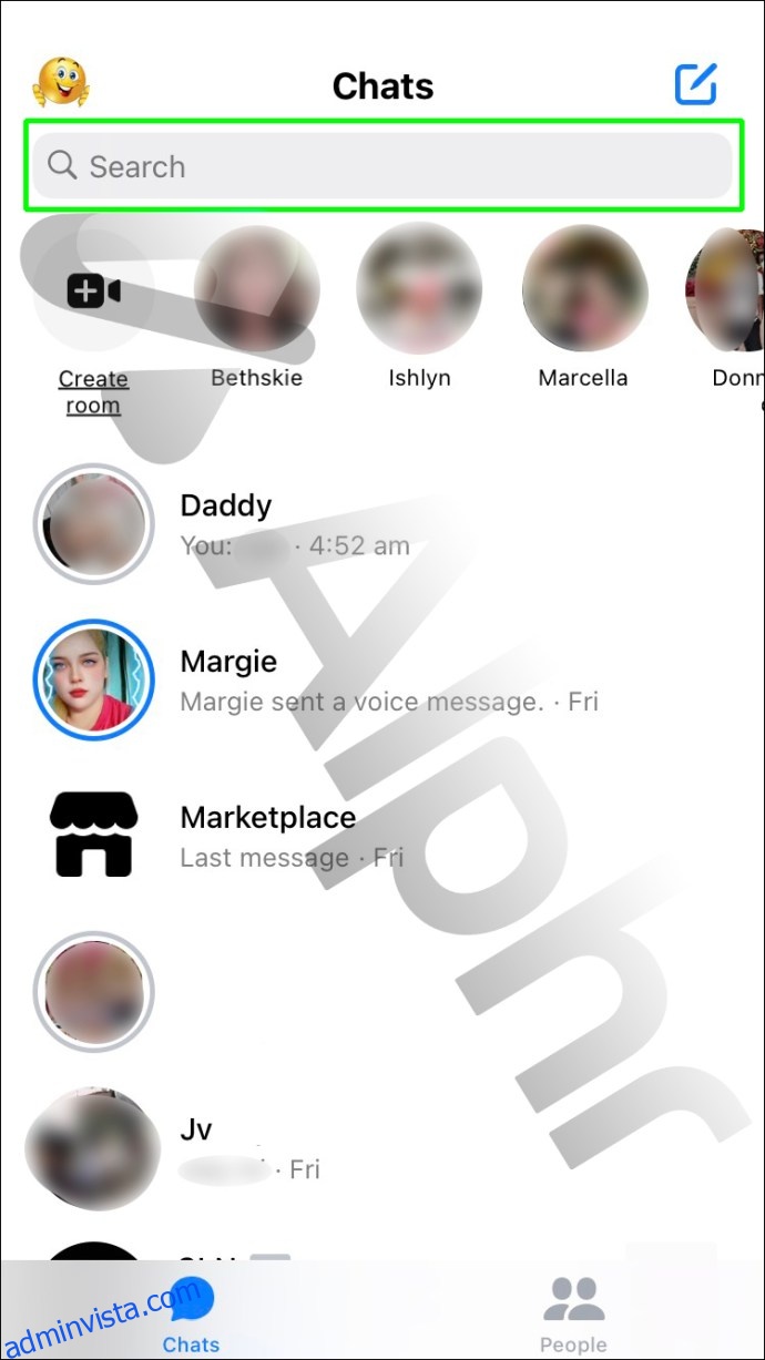 كيفية عرض الرسائل المؤرشفة في Messenger 6