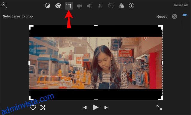كيفية تغيير نسبة العرض إلى الارتفاع في iMovie 12