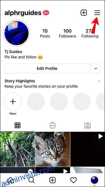 كيفية عرض المشاركات التي سبق الإعجاب بها Instagram 3
