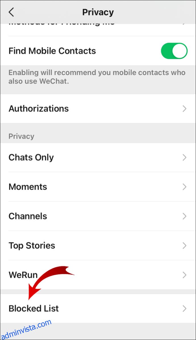 كيفية حذف جهة اتصال في WeChat 24