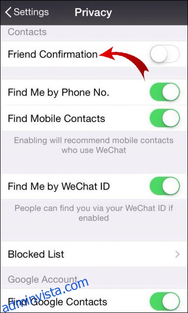 كيفية حذف جهة اتصال في WeChat 35