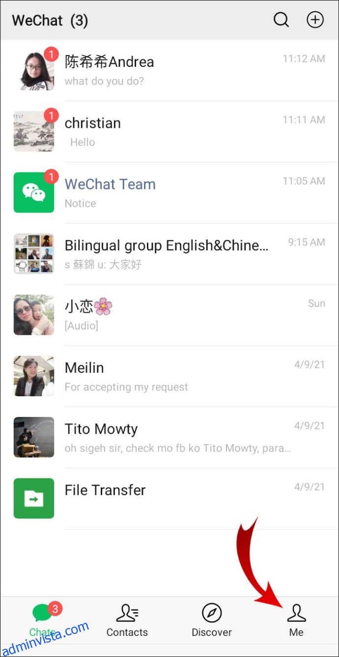 كيفية حذف جهة اتصال في WeChat 38