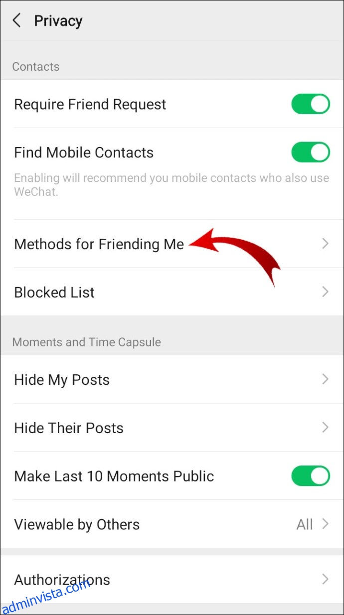 كيفية حذف جهة اتصال في WeChat 41