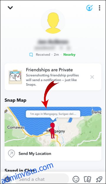 كيفية إظهار الخريطة في SnapChat 9