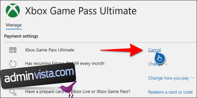 كيفية إلغاء اشتراكك في Xbox Game Pass 7