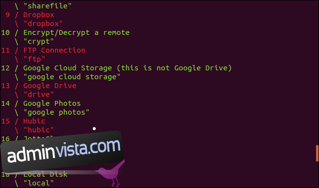 كيفية استخدام rclone للنسخ الاحتياطي إلى Google Drive على Linux 6