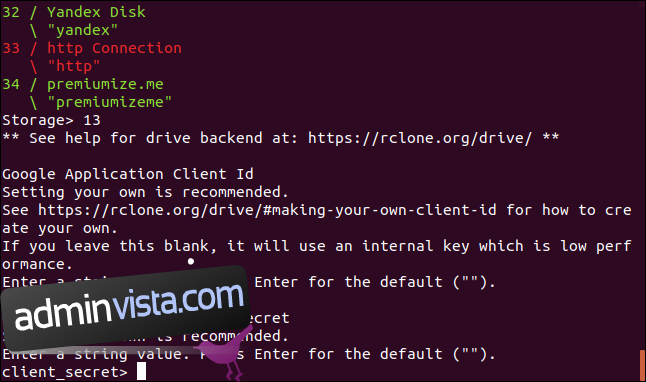 كيفية استخدام rclone للنسخ الاحتياطي إلى Google Drive على Linux 9