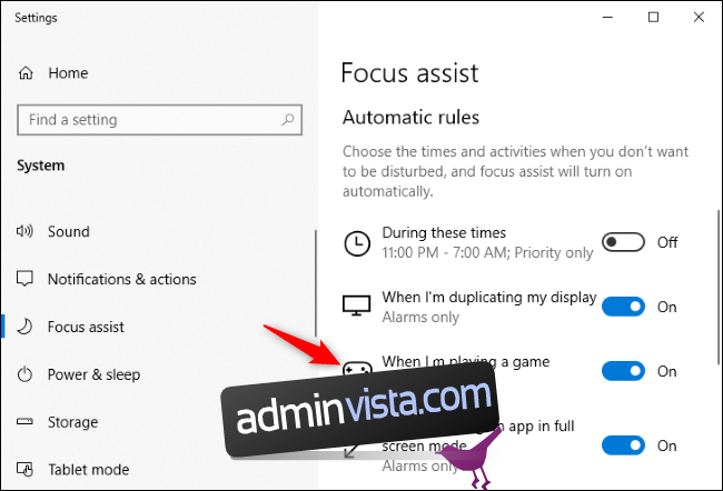 كيفية تعطيل ملفات Windows 10 رسائل Focus Assist المزعجة 2