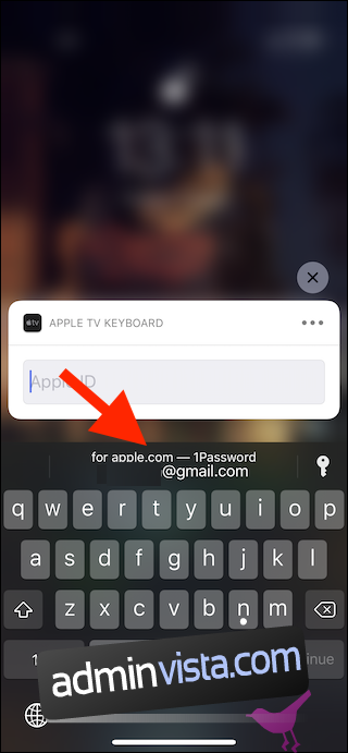كيفية استخدام iPhone الخاص بك لإدخال كلمات المرور على ملف Apple تلفزيون 3