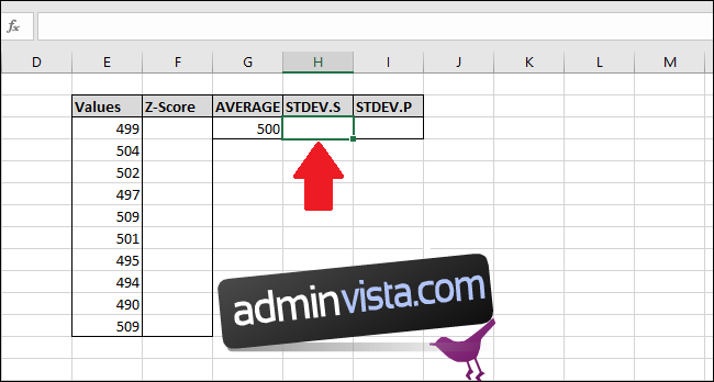كيفية حساب Z-Score باستخدام Microsoft Excel 5