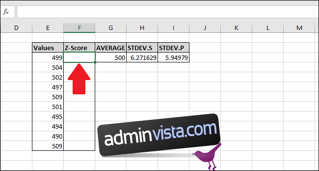 كيفية حساب Z-Score باستخدام Microsoft Excel 13