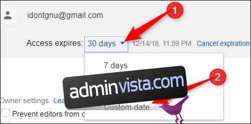 كيفية تعيين تاريخ انتهاء الصلاحية عند مشاركة الملفات على Google Drive 5