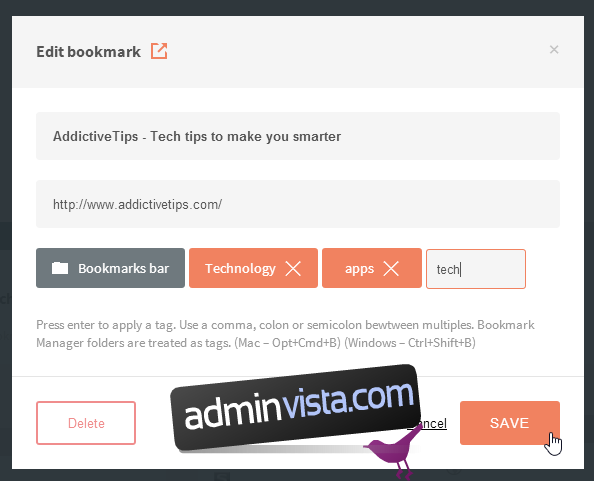 Pinterestمثل Chrome Bookmark Manager مع بحث أكثر ذكاءً 3
