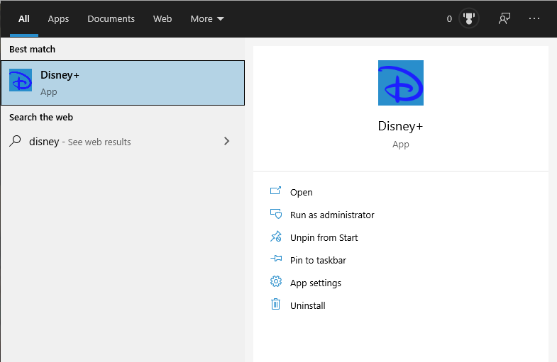 كيفية تثبيت تطبيق Disney Plus + للكمبيوتر الشخصي (Windows 10) 4