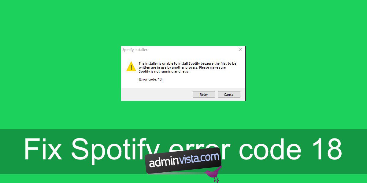 (تم الإصلاح) Spotify Error Code 18 on Windows 10