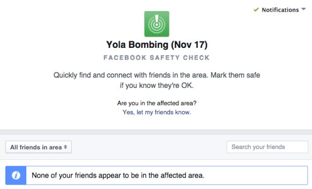 Facebook الفحوصات الأمنية لهجوم نيجيريا بعد قصف بوكو حرام 1