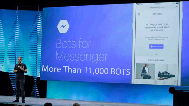 Facebook يقدم Messenger Now أكثر من 11000 روبوت 1