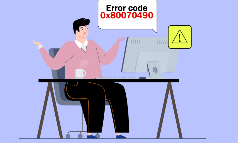 إصلاح رمز الخطأ 0x80070490 i Windows 10