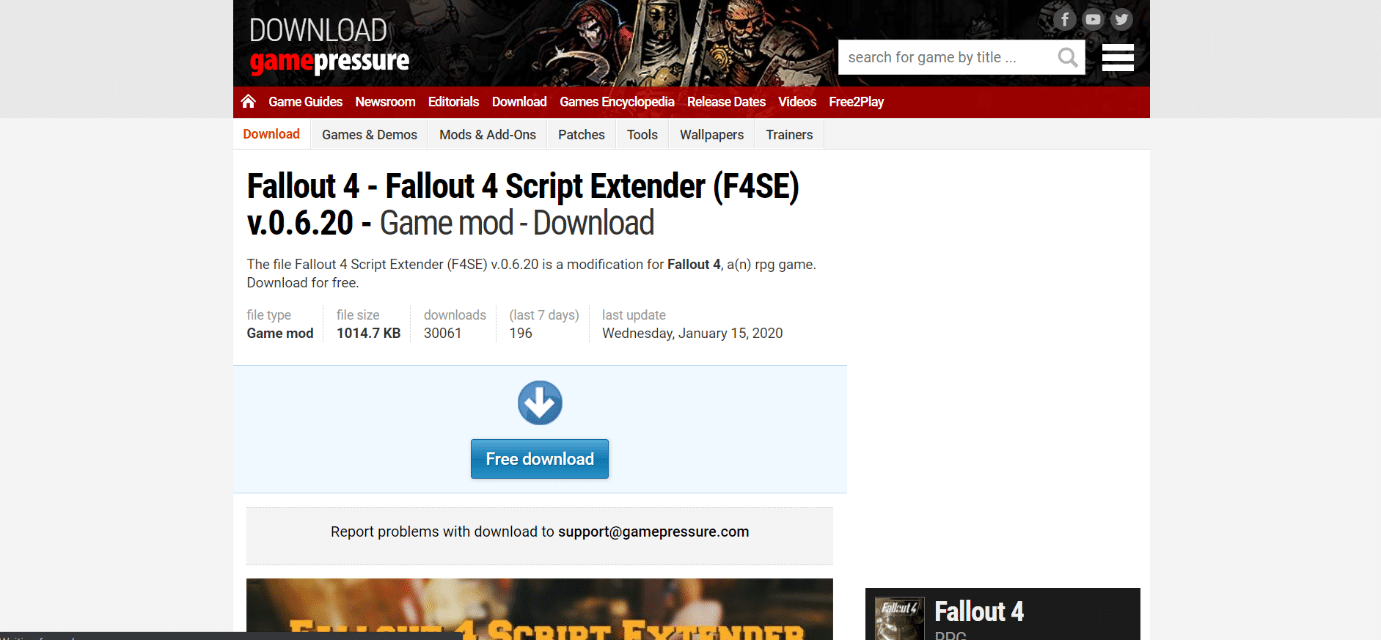 Fix Fallout 4 Script Extender لا يعمل Windows 10 1