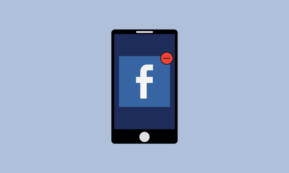 كيفية إزالة ملفات Facebook-الحساب