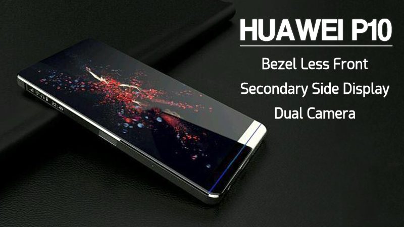 Huawei P10 يتميز بشاشة أمامية وثانوية بدون حواف على الجانب 1