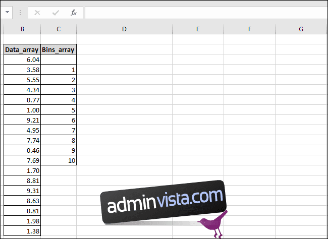 كيفية استخدام الدالة FREQUENCY في Excel