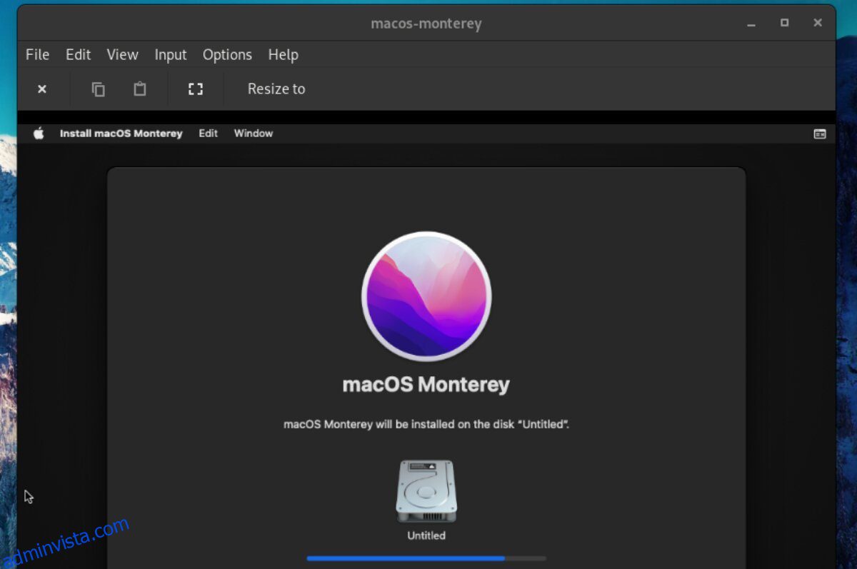كيفية تشغيل Mac OS Monterey على Ubuntu
